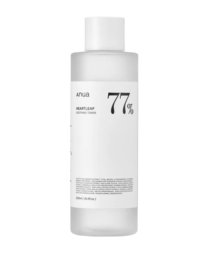Anua Heartleaf 77% Soothing Toner Xayutyunii əsasında balanslaşdırıcı toner 250 ml