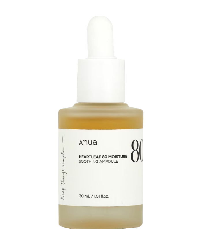Anua Heartleaf 80% Moisture Soothing Ampoule Houttuynia əsasında sakitləşdirici serum 30 ml