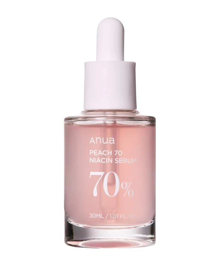 Anua Peach 70% Niacin Serum Hamar və parlaq dəri üçün serum 30 ml