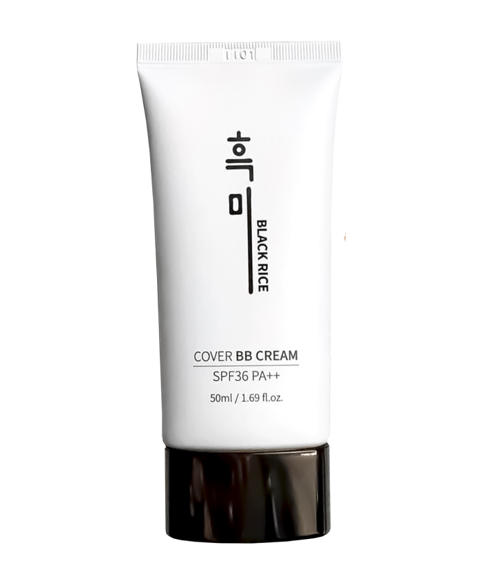 Black Rice Cover BB Cream SPF36 PA++ Qara düyü ekstraktı ilə nəmləndirici bb krem 21