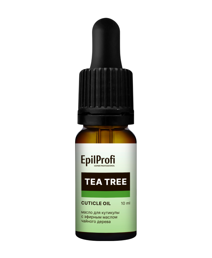 EpilProfi Масло для кутикулы с эфирным маслом чайного дерева 10 мл 