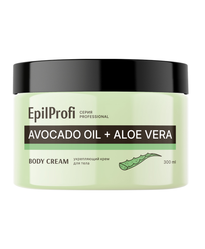 Epilprofi Avokado və aloe veralı möhkəmləndirici bədən kremi 300 ml