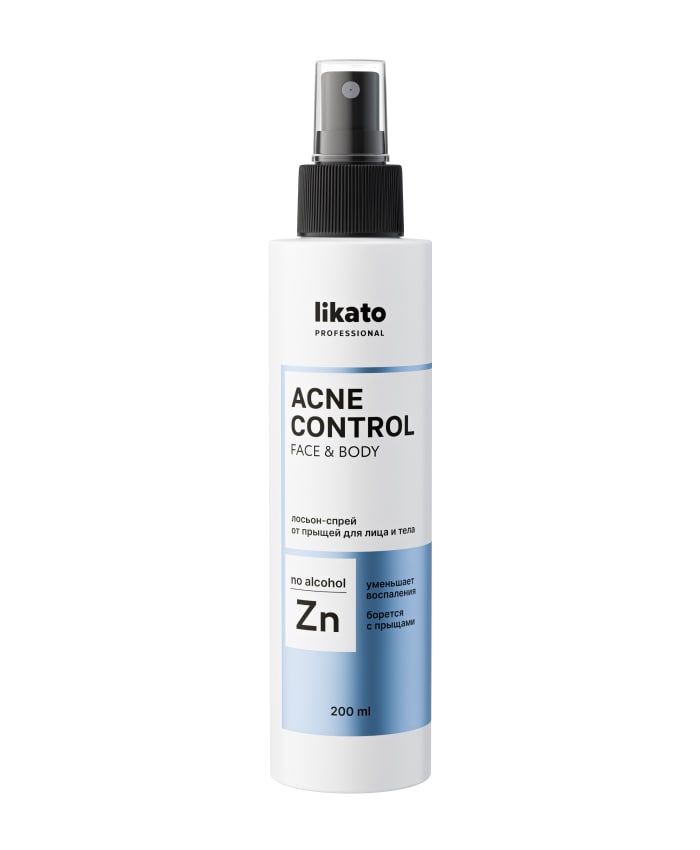 Likato Acne Control Üz və bədən üçün sprey-losyonu 200 ml