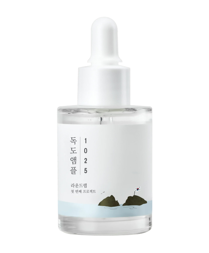 Round Lab 1025 Dokdo Ampoule Dəniz suyu ilə nəmləndirici serum 45 ml