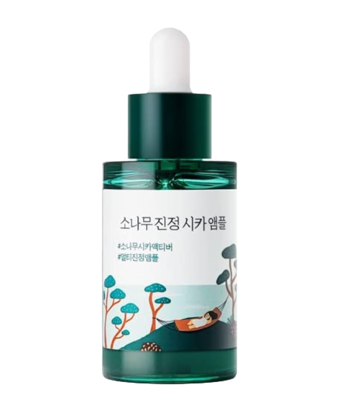 Round Lab Pine Calming Cica Ampoule Şam ağacı və sentella ekstraktı ilə ampul 30 ml
