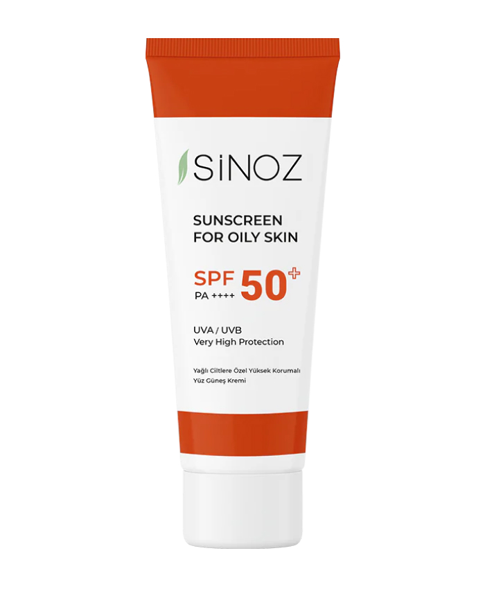 Sinoz Sunscreen Cream for Oily Skin SPF 50+ Yağlı dəri üçün günəşdən qoruyucu krem 50 ml