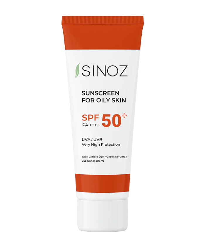Sinoz Sunscreen Cream for Oily Skin SPF 50+ Yağlı dəri üçün günəşdən qoruyucu krem 50 ml