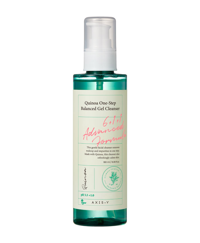 AXIS-Y Quinoa One Step Balanced Gel Cleanser Kinoa ilə təmizləyici gel 180 ml