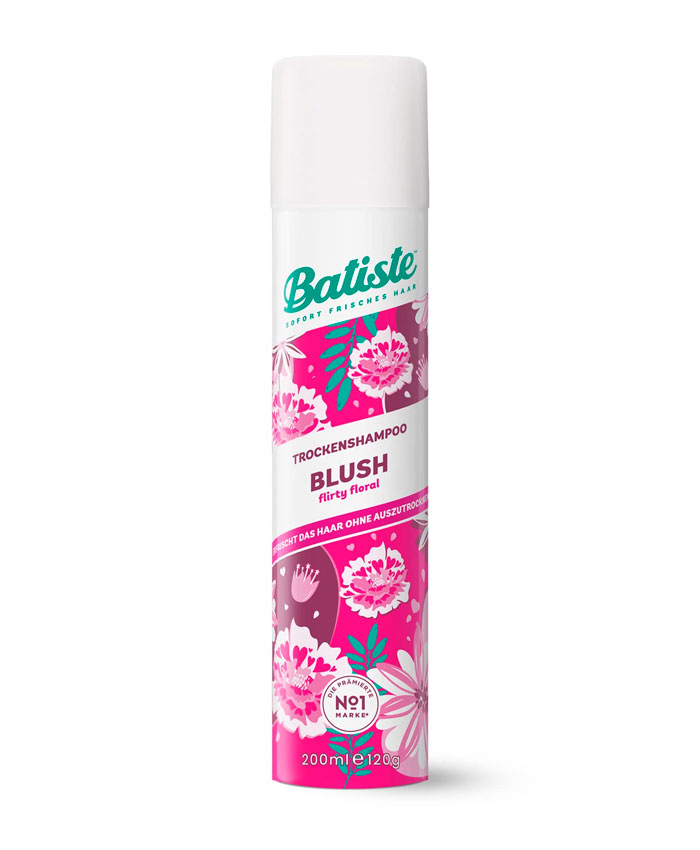 Batiste Blush Сухой Шампунь для Очищения Волос с Цветочным Ароматом