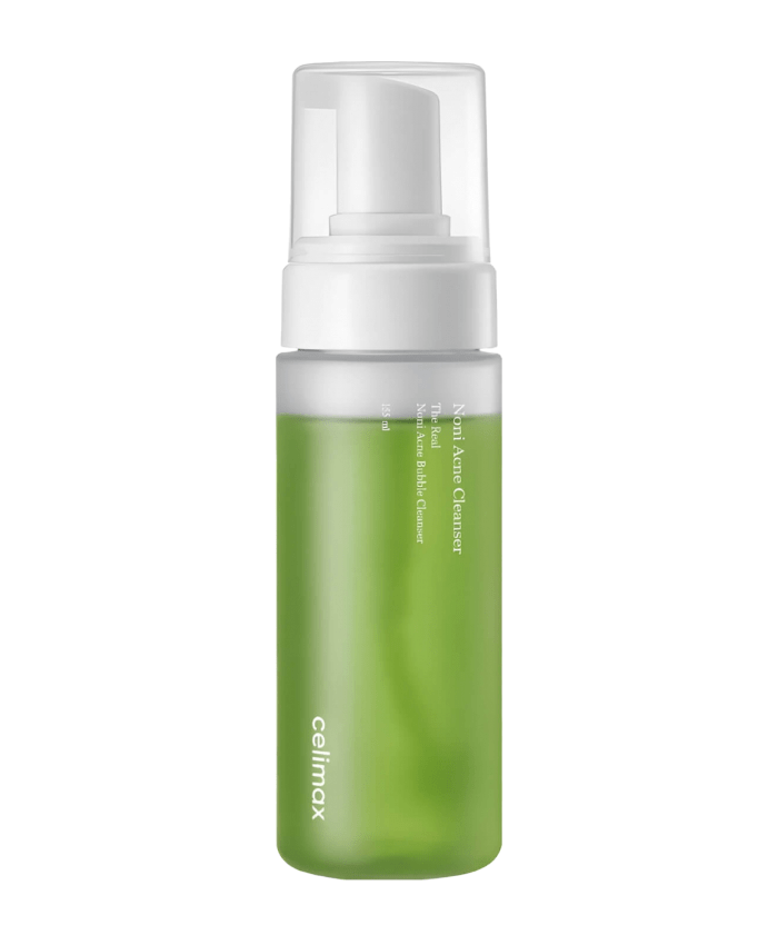 Celimax The Real Noni Acne Bubble Cleanser Noni əsasında yumşaq təmizləyici köpük 155 ml