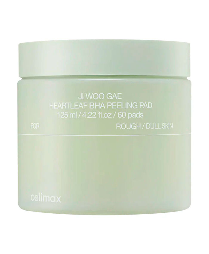Celimax Ji Woo Gae Cica BHA Blemish Peeling Pad Problemli dəri üçün pilinq pedləri 60 əd