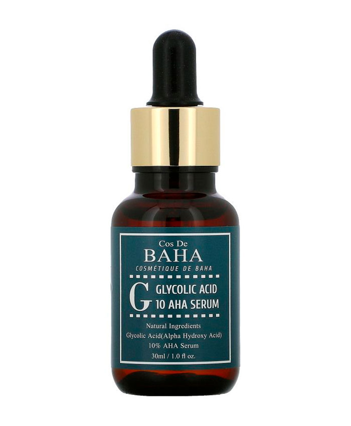 Cos De Baha Glycolic Acid 10 AHA Serum Сыворотка c гликолевой кислотой для проблемной кожи 30 мл