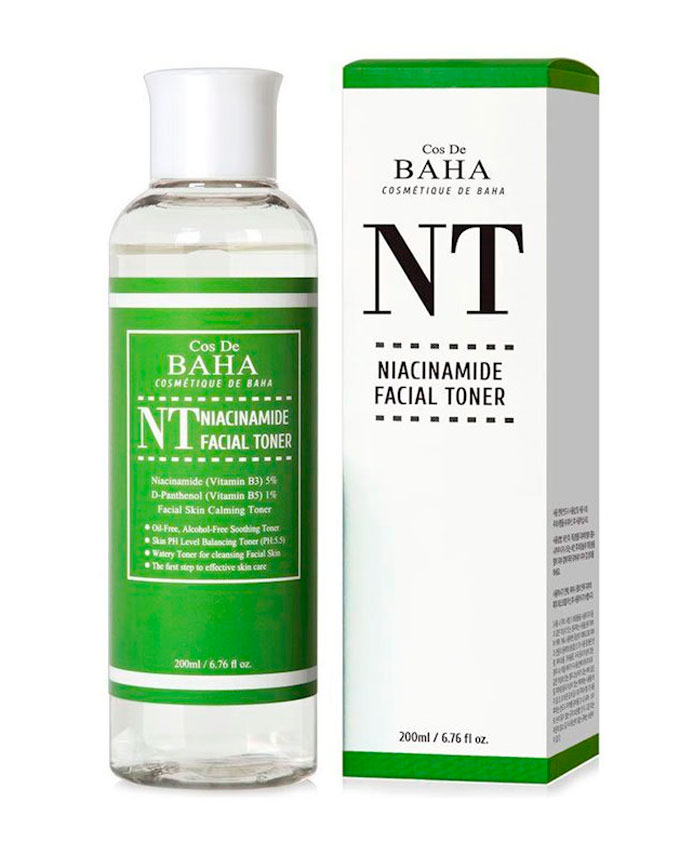 Cos De Baha Nt Niacinamide Toner Тонер для проблемной кожи с ниацинамидом 200 мл