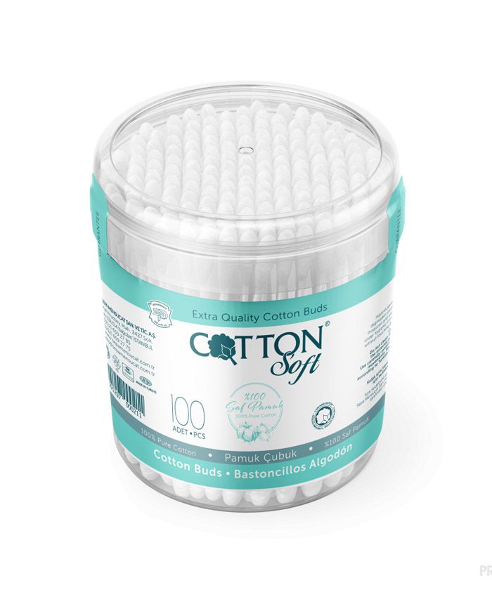 Cotton Soft Pambıq Çubuqları 100 əd