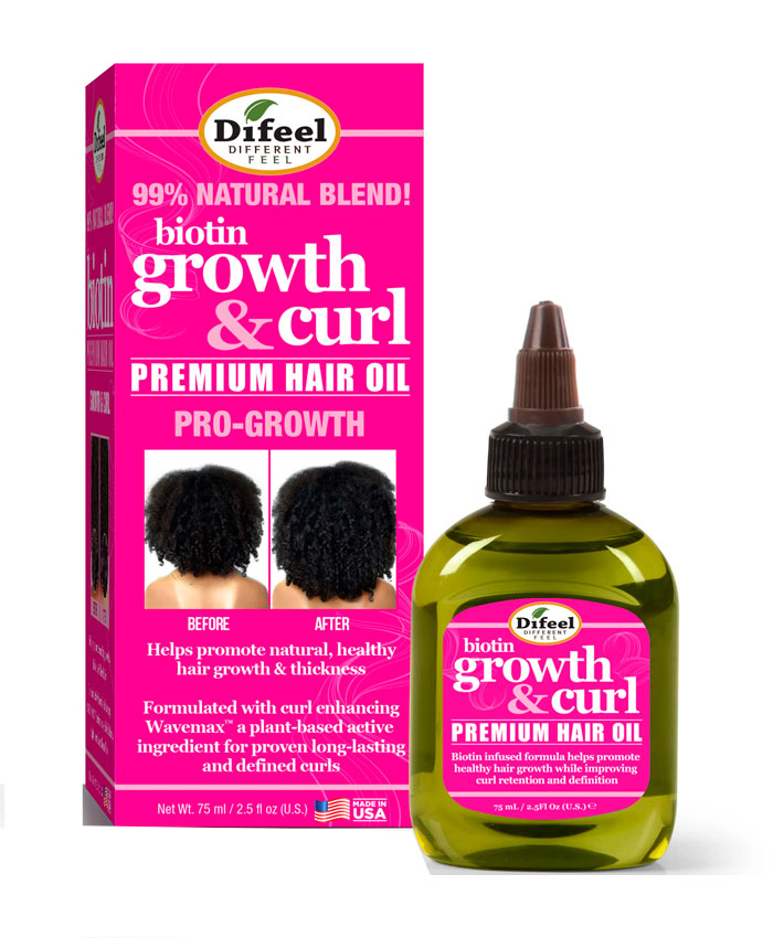 Difeel Growth and Curl Saç yağı 75 ml