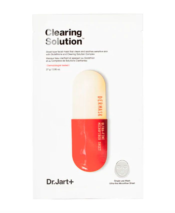 Dr.Jart+ Clearing Solution Очищающая тканевая маска для проблемной кожи 30 мл