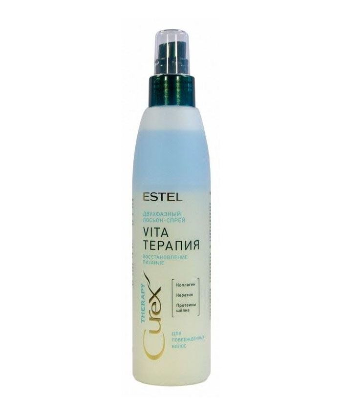 Estel Curex Therapy Двухфазный Спрей для Волос Интенсивное Восстановление 200 мл