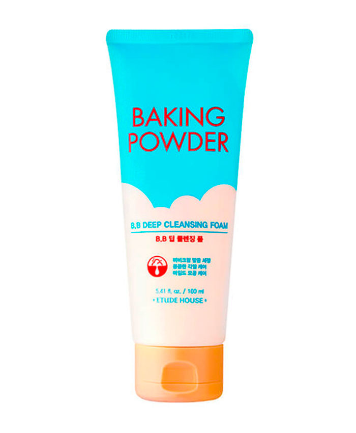 Etude House Baking Powder BB Deep Cleansing Foam Makiyaj və BB Kremin Dərin Təmizlənməsi üçün Sodalı Köpük