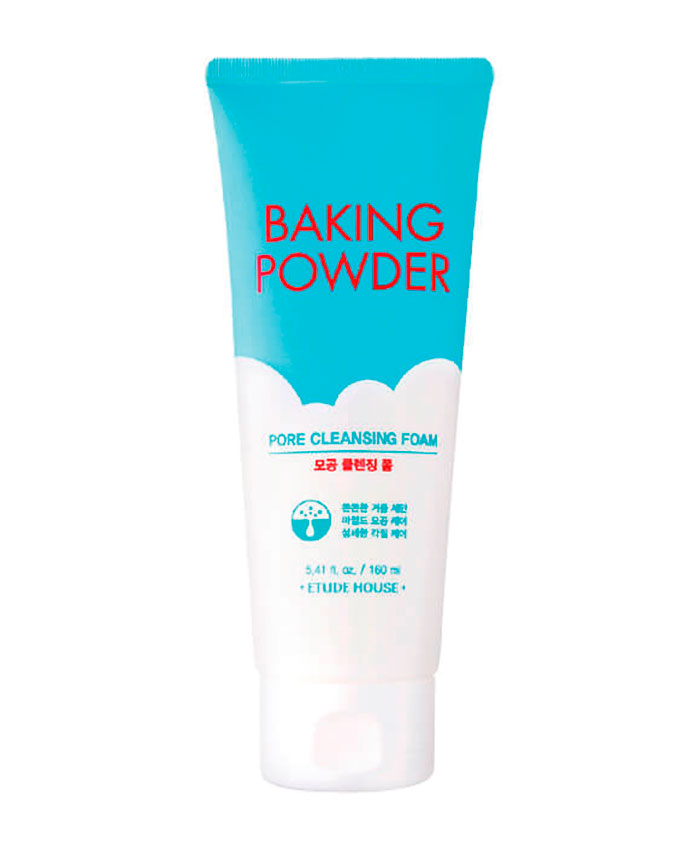 Etude House Baking Powder Pore Cleansing Foam Məsamələri Təmizləyən Üz Yuma Köpüyü