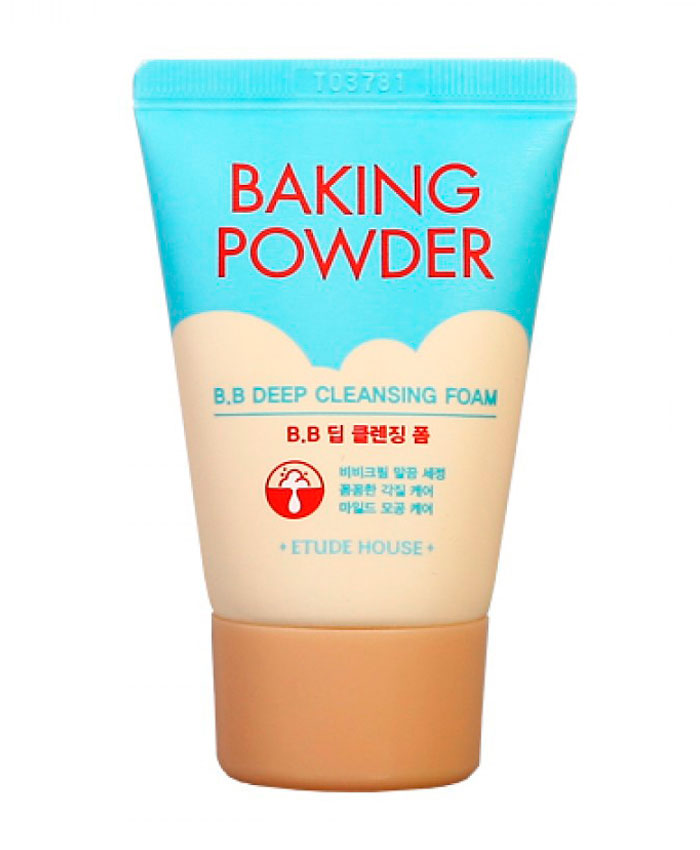 Etude House Baking Powder BB Deep Cleansing Foam Makiyaj və BB Kremin Dərin Təmizlənməsi üçün Sodalı Köpük 30 ml.
