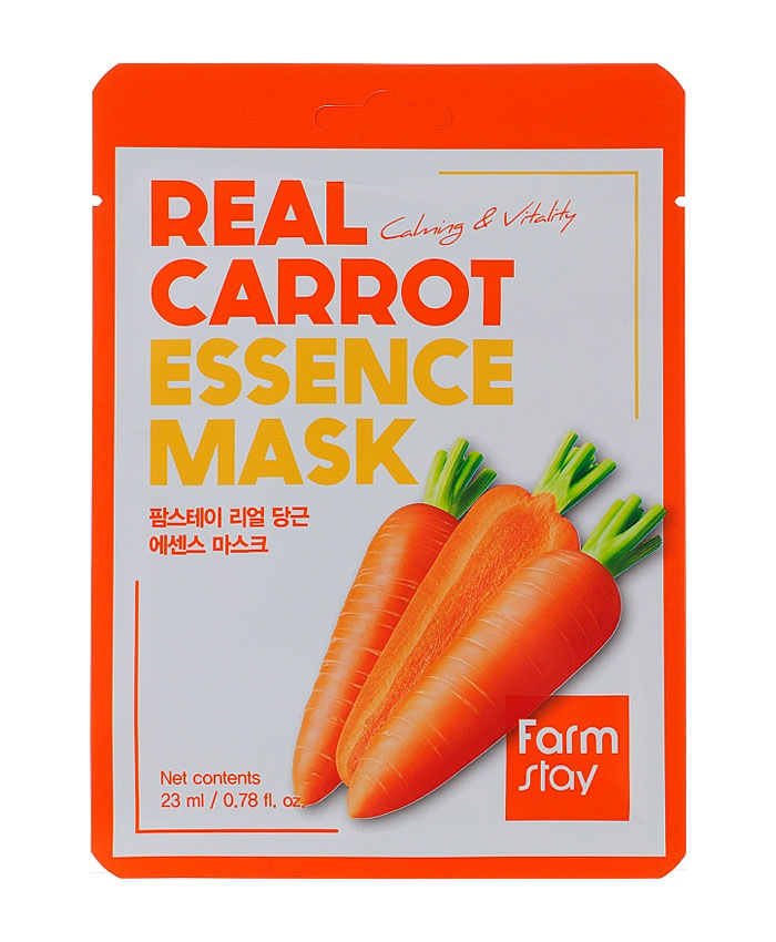 Farmstay Тканевая маска для лица с экстрактом моркови