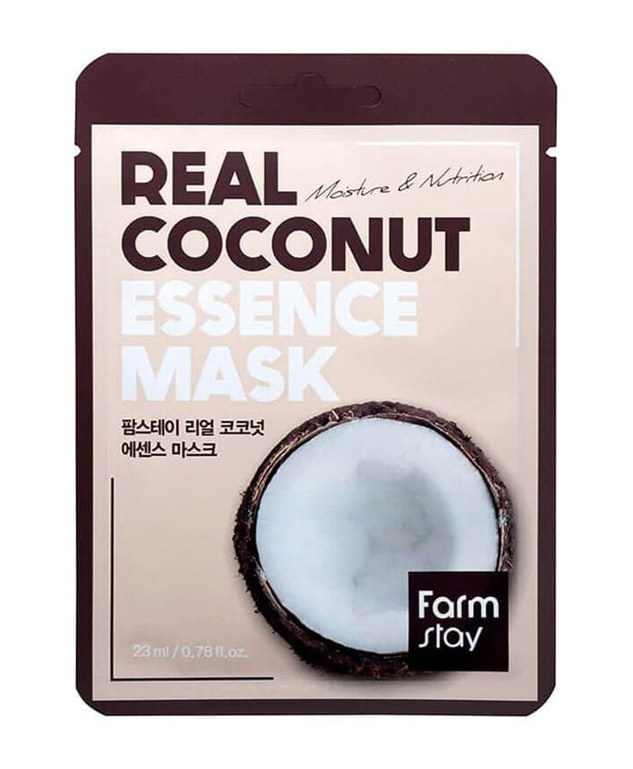 FarmStay Real Coconut Essence Mask Kokos Ekstraktı ilə Parça Maskası