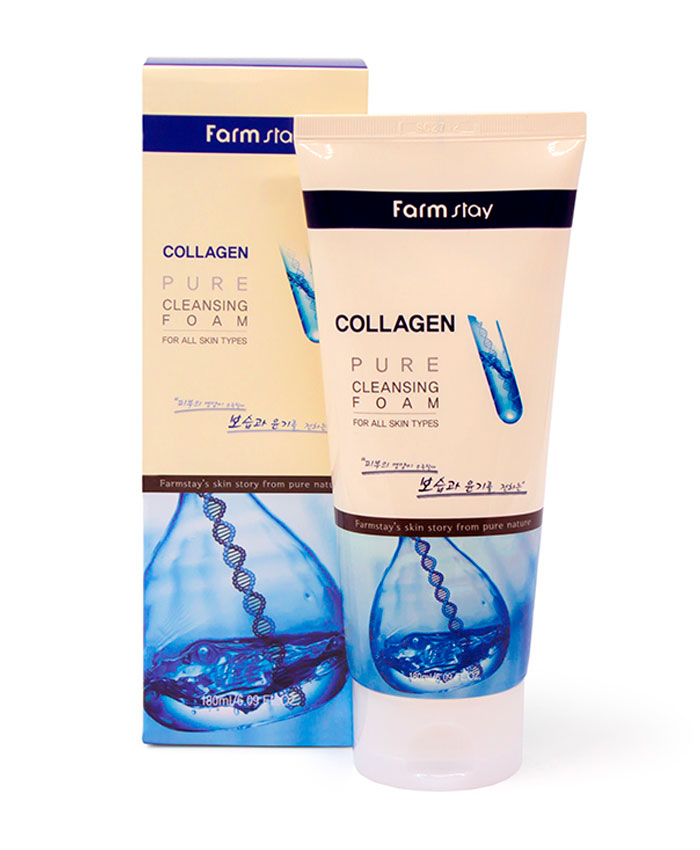FarmStay Collagen Pure Cleansing Foam Üz Yuma Köpüyü