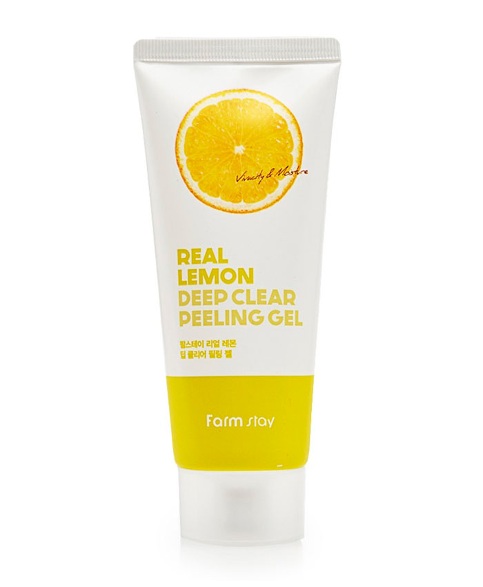 FarmStay Real Lemon Deep Clear Peeling Gel Limon Ekstraktı ilə Pilinq Gel