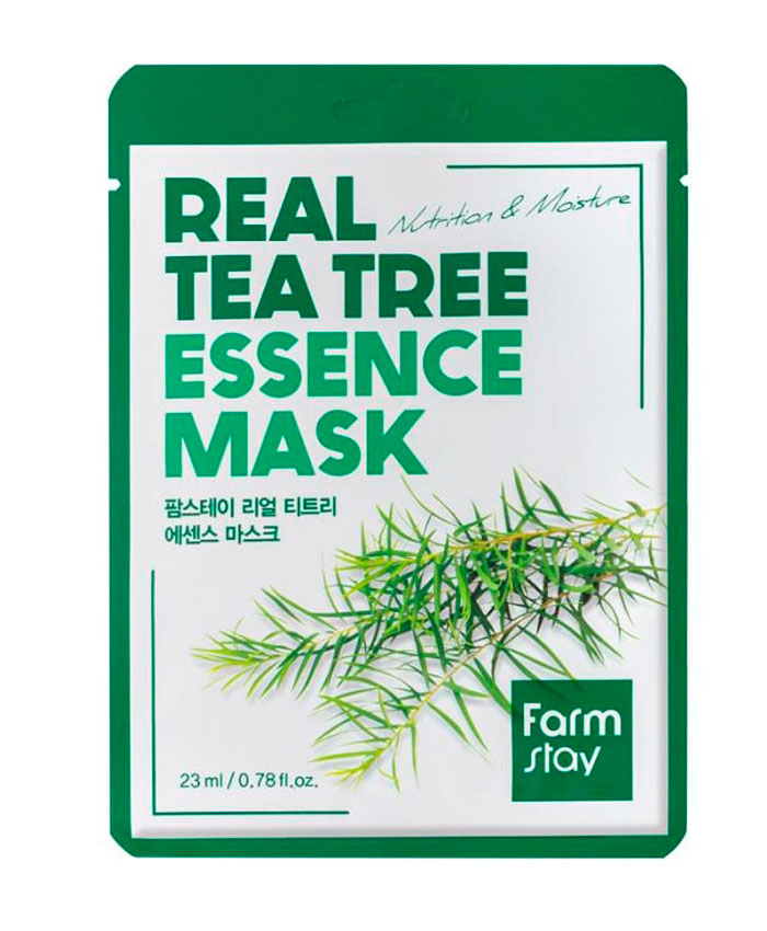 FarmStay Real Tea Tree Essence Mask Çay ağacı ekstraktı ilə maska