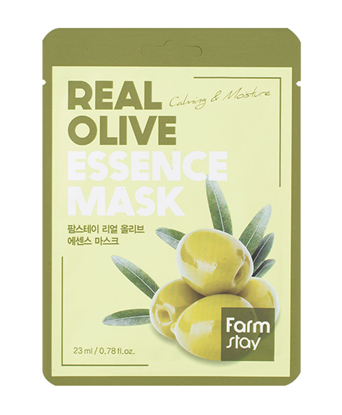 FarmStay Real Olive Essence Mask Zeytun Ekstraktı ilə Kağız Maskası