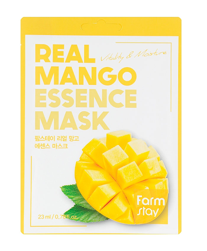 FarmStay Real Mango Essence Mask Тканевая маска для лица с экстрактом манго