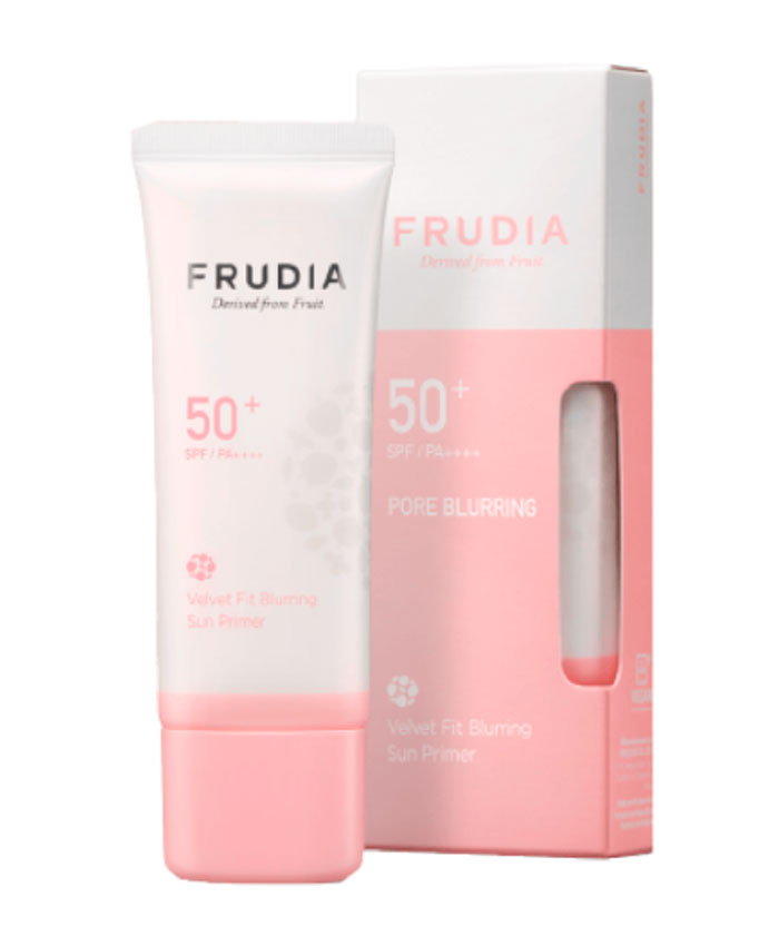 Frudia Velvet Fit Blurring Sun Primer SPF50+ PA+++ Матирующий солнцезащитный праймер 40 мл