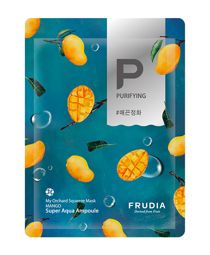 Frudia My Orchard Squeeze Mask Üz üçün manqolu yumşaldıcı kağız maskası