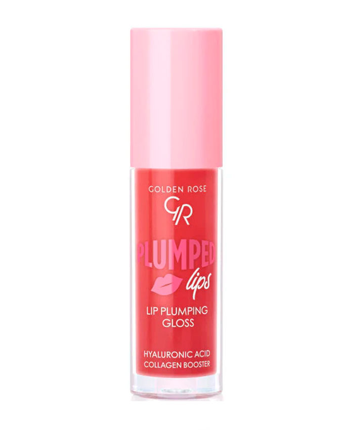 Golden Rose Plumped Lips Lip Plumping Gloss Dolğunlaşdırıcı dodaq parıldadıcısı 212