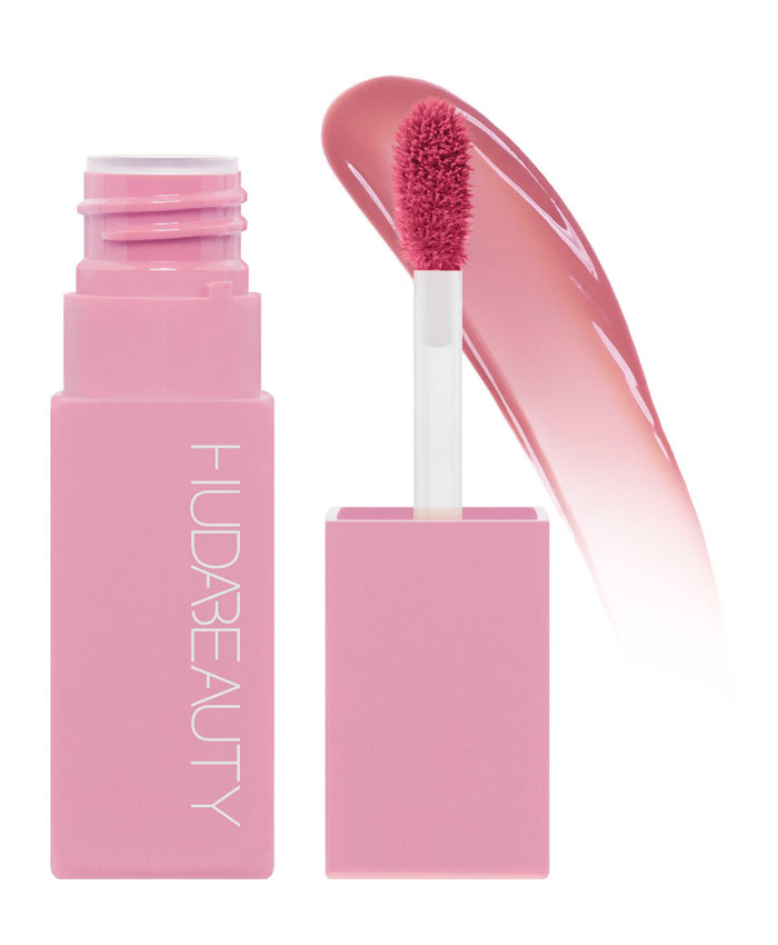 Huda Beauty Lip Blush Creamy Lip & Cheek Stain Dodaq və Yanaq üçün Tint Rosy Kiss