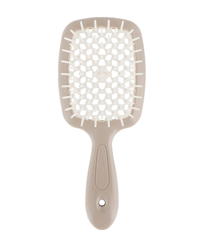  Janeke Superbrush Rectangular Hairbrush Saç üçün Daraq Grey