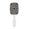  Janeke Superbrush Rectangular Hairbrush Saç üçün Daraq White Black