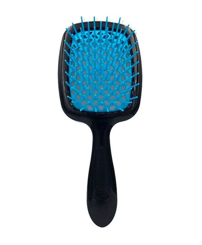  Janeke Superbrush Hairbrush Saç üçün Daraq Black and Blue