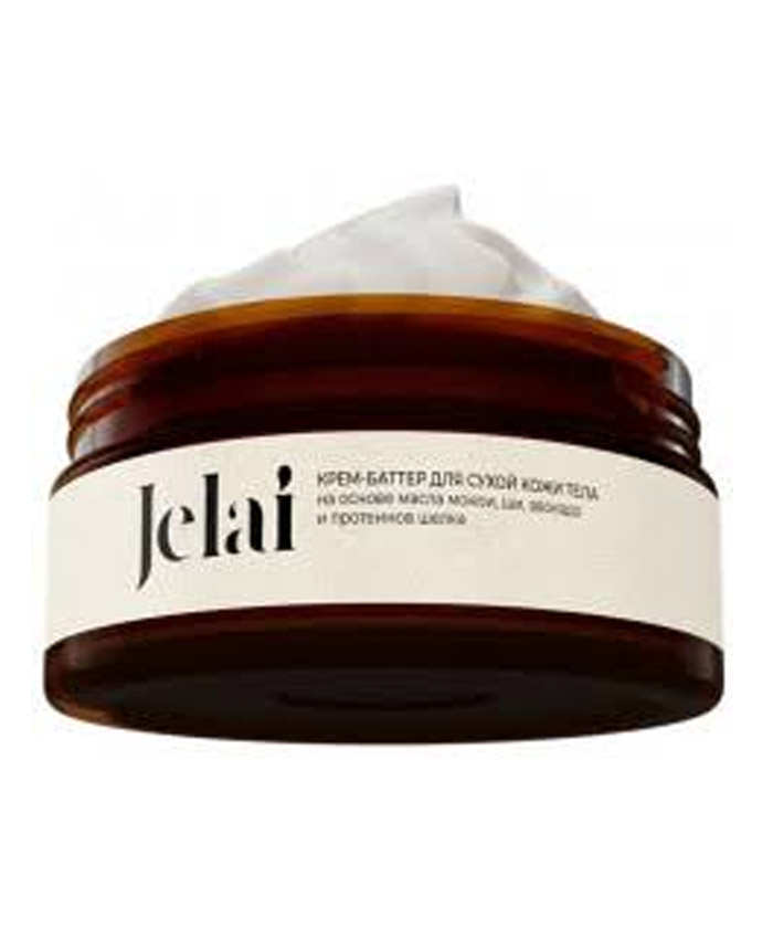 Jelai Bədən üçün nəmləndirici krem-batter Müşk, Pion, Liçi 200 ml