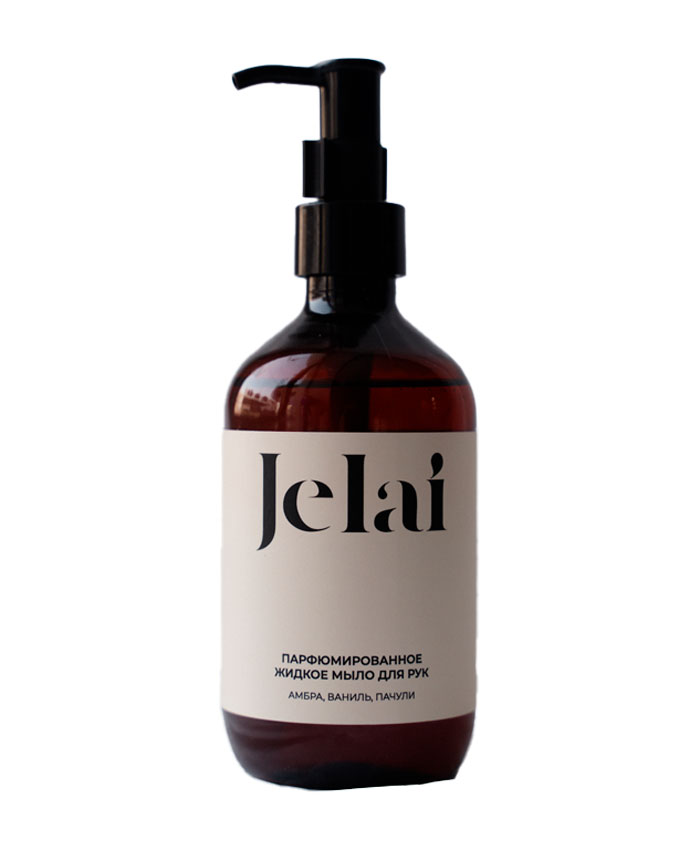 Jelai Əl üçün parfümlu maye sabun Zəfəran, Yasəmən, Ənbər 300 ml