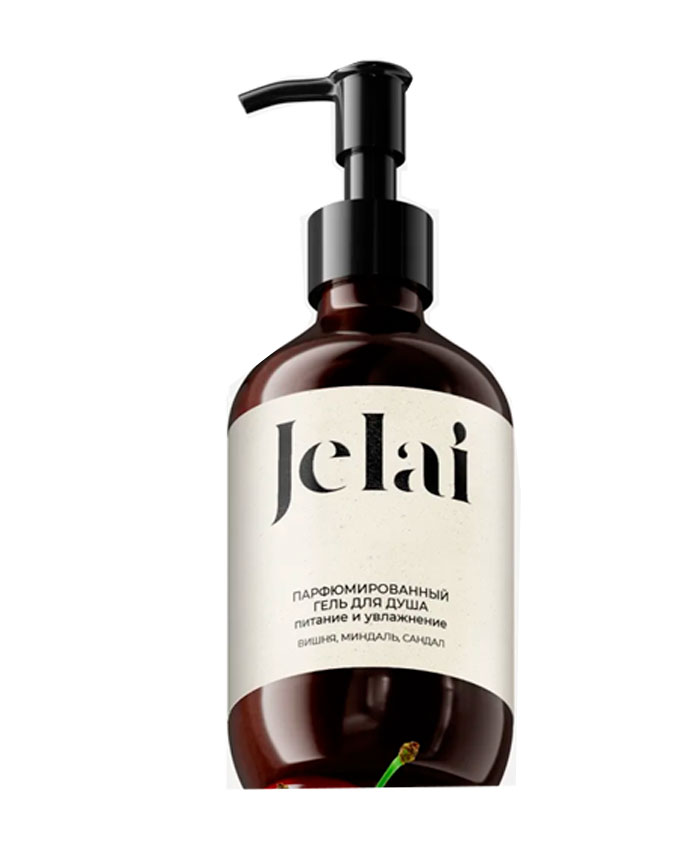 Jelai Parfümlu duş geli Albalı, Badam, Səndəl Ağacı 250 ml