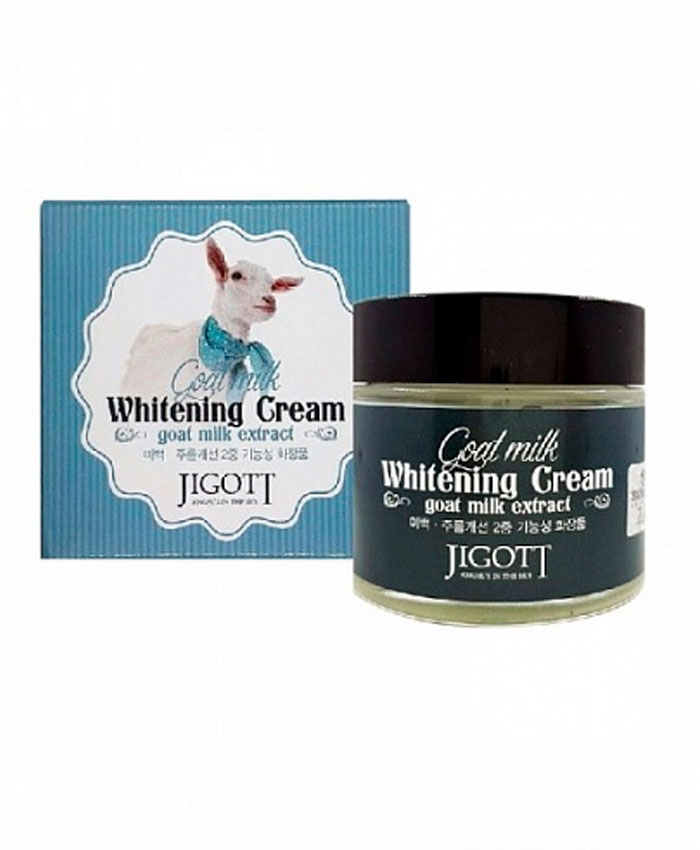 Jigott Goat Milk Whitening Cream Крем для лица с козьим молоком