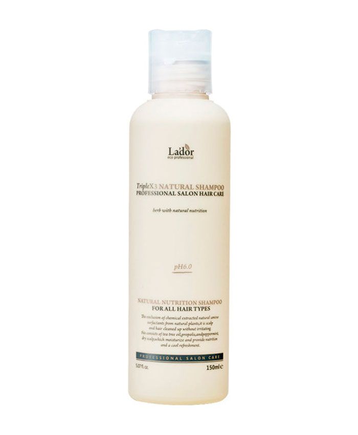 La'dor Triplex Natural Shampoo Бессульфатный Шампунь для Волос 150 мл.