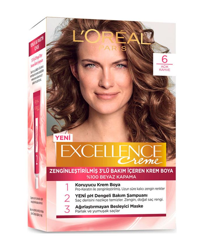 L'Oreal Excellence Saç Boyası 6