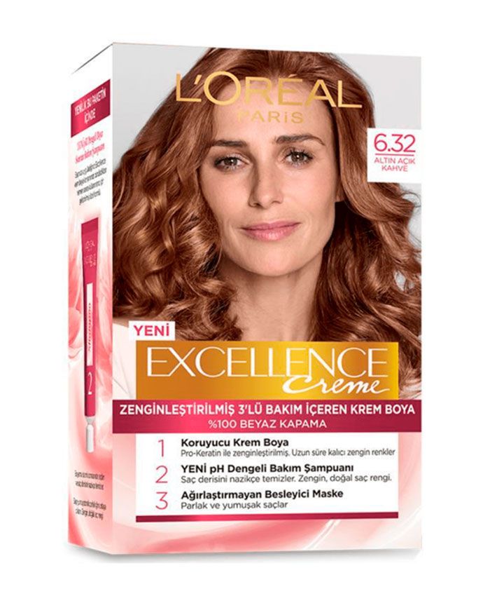 L'Oreal Excellence Saç Boyası 6.32