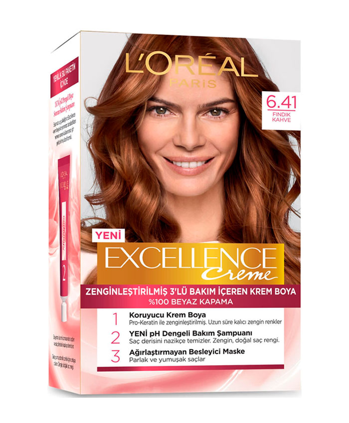L'Oreal Excellence Saç Boyası 6.41