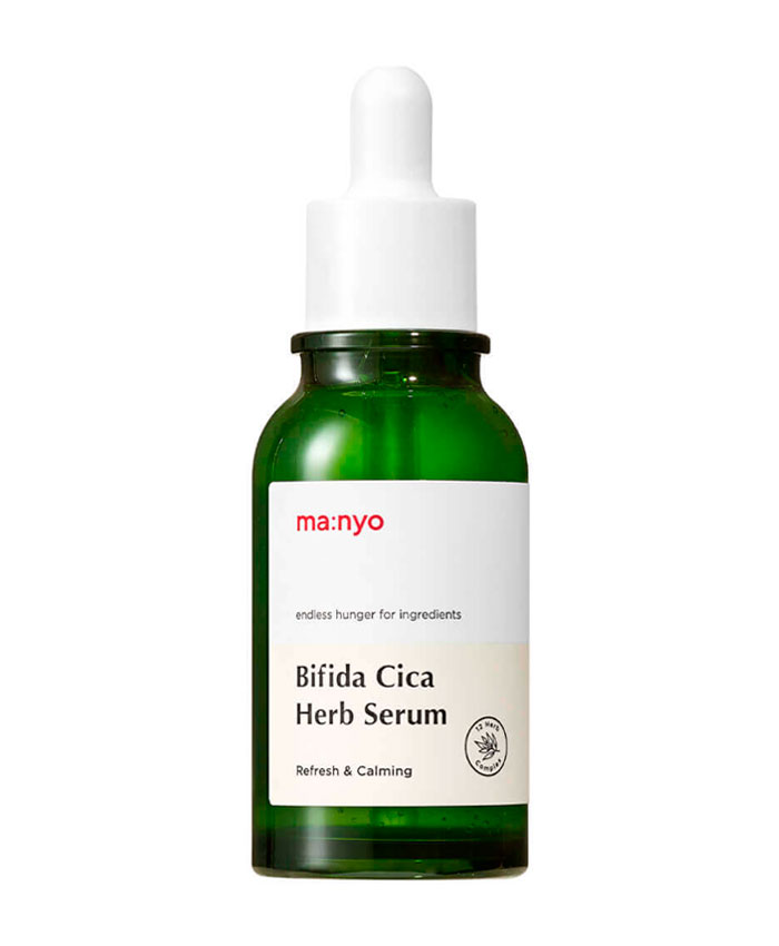 Manyo Bifida Cica Herb Serum Успокаивающая сыворотка против воспалений 50 мл