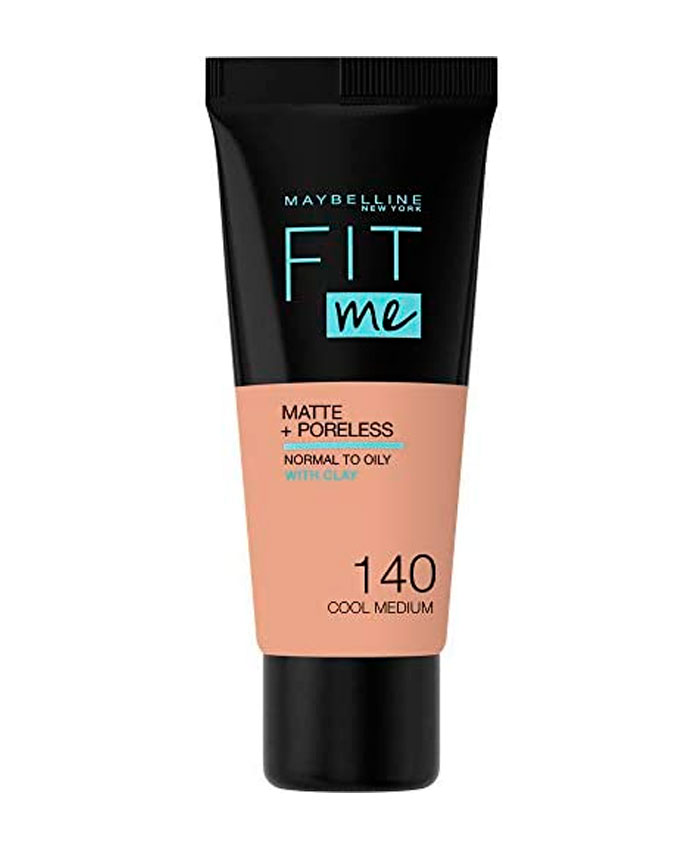 Maybelline Fit Me Matte + Poreless Матирующий Тональный Крем для Жирной Кожи 140