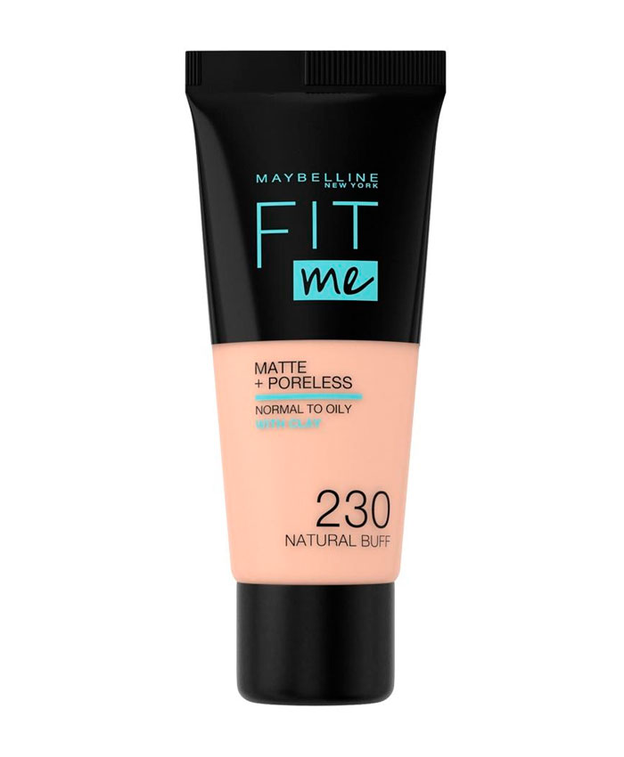 Maybelline Fit Me Matte + Poreless Матирующий Тональный Крем для Жирной Кожи 230