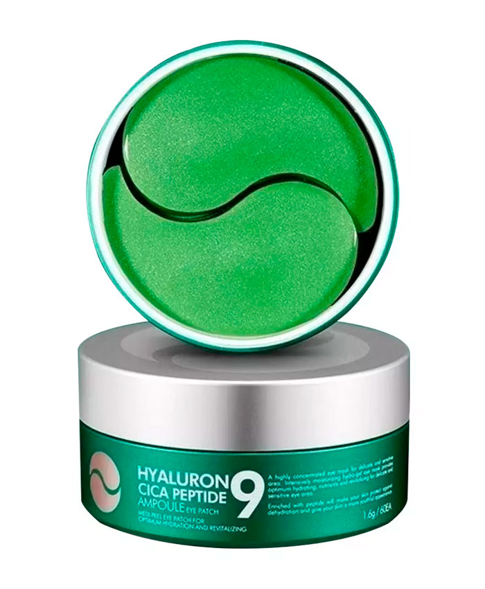 Medipeel Hyaluron Cica Peptide 9 Ampoule Eye Patch Успокаивающие гидрогелевые патчи с пептидами 